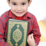 Learn Quran For Kids - Muslim kid with Quran